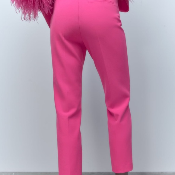 ZARA BLOGGERS FAV MINIMAL HIGH WAIST PANTS - Picture 9 of 12